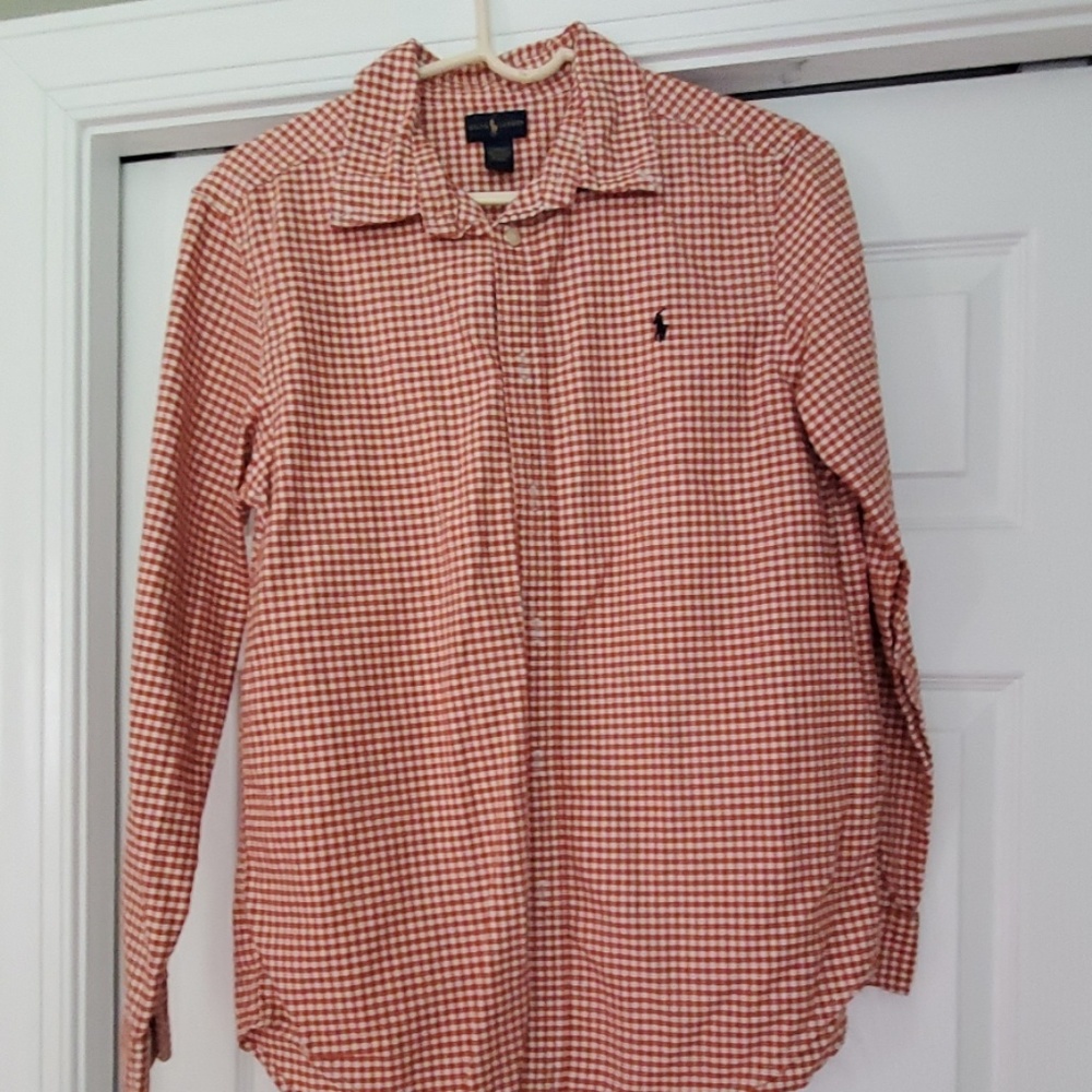 Plaid dress shirt.